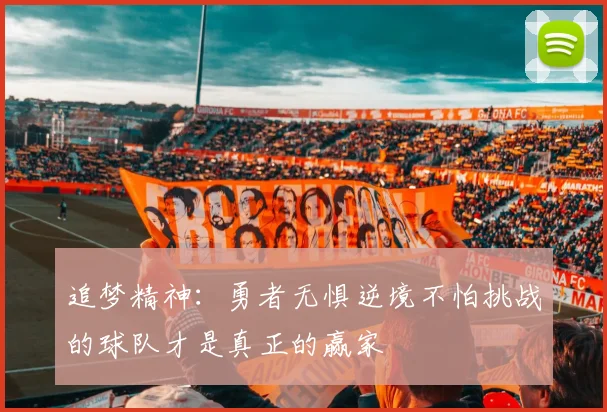 追梦精神：勇者无惧逆境不怕挑战的球队才是真正的赢家
